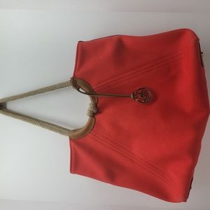 Red MK women tote handbags size 13×18×6 in